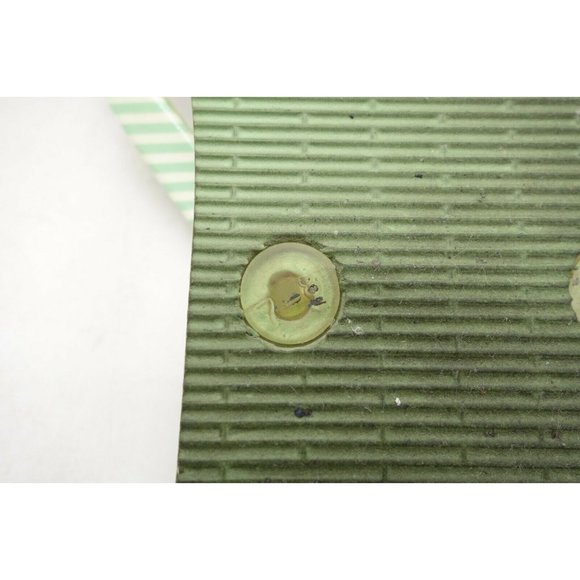 Vera Bradley Green Multi-Color Casual Slide Flip Flop Sandals Shoes Womens 7 - 8 - Picture 3 of 10